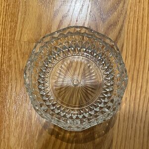 Stanley Clear Glass Decorative Bowl